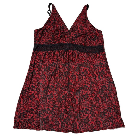 Avenue Body 30/32 Sexy Babydoll Slip Lace Demask Pattern Whimsigoth Fairy grunge - Picture 1 of 8